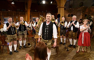 Wirtshausmusikanten beim Hirzinger