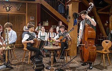 Wirtshausmusikanten beim Hirzinger