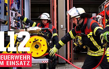 112: Feuerwehr im Einsatz