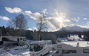 Eiskalter Urlaub - Camping im Winter