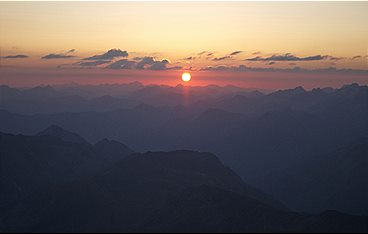 Wenn die Alpen glühen