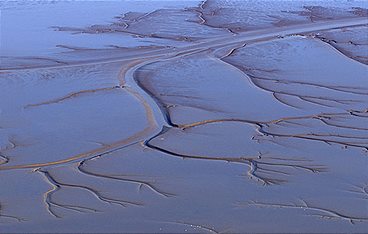 Die Nordsee von oben