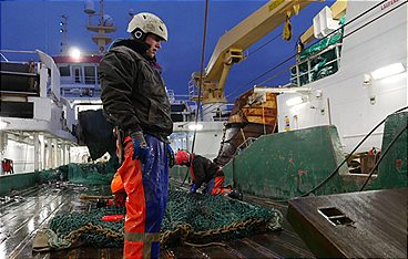 Harte Arbeit auf rauer See - Die deutschen Hochseefischer