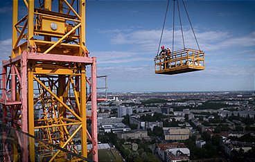 Hoch hinaus - Der Bau des East Side Towers in Berlin
